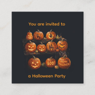 Halloween enclosure card