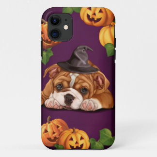 Halloween English Bulldog iPhone 11 Case
