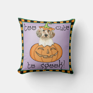 Halloween English Setter Cushion