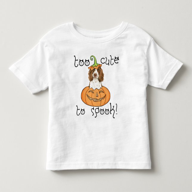 Halloween English Springer Spaniel T-Shirt (Front)