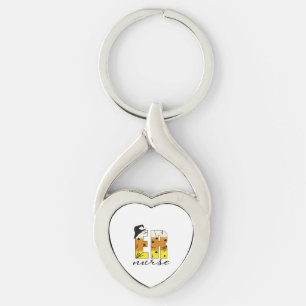 Halloween Er Nurse Key Ring