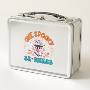 Halloween ER Nurse - One Spooky ER Nurse Metal Lunch Box