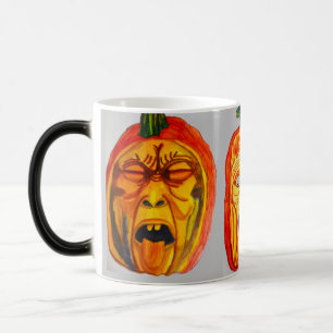 HALLOWEEN ERIE PUMPKIN FACES MAGIC MUG