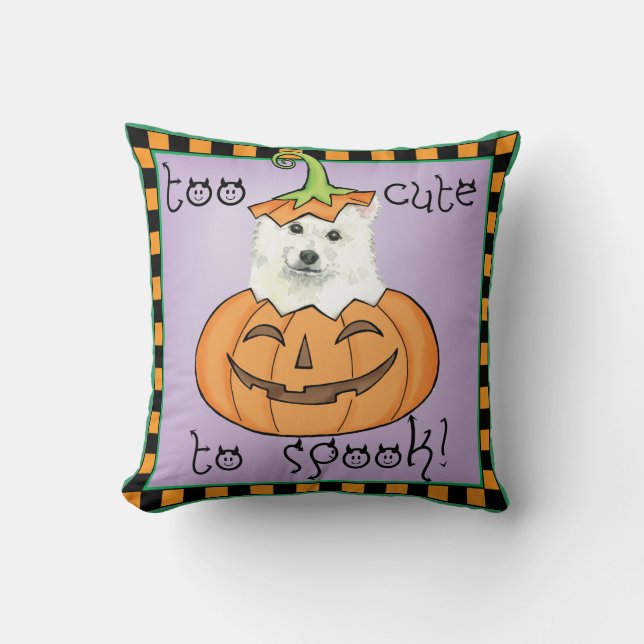 Halloween Eskie Cushion (Front)