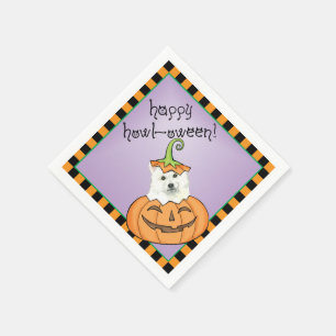 Halloween Eskie Napkins