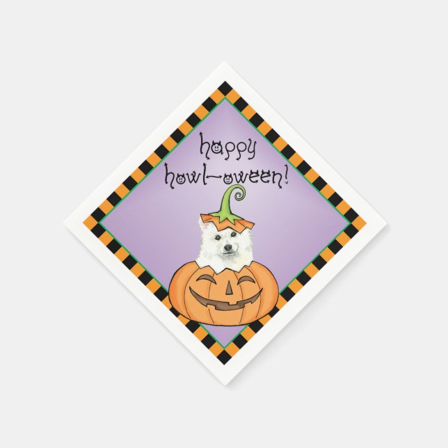 Halloween Eskie Napkins (Corner)