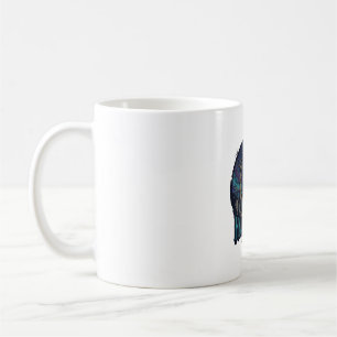Halloween Est Howling Wolf Red Moon Zombie Hand_1 Coffee Mug