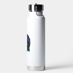 Halloween Est Howling Wolf Red Moon Zombie Hand_1 Water Bottle