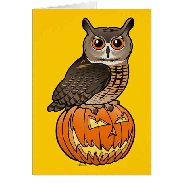 Halloween Eurasian Eagle Owl (Front)