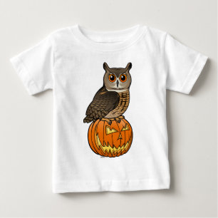 Halloween Eurasian Eagle Owl Baby T-Shirt