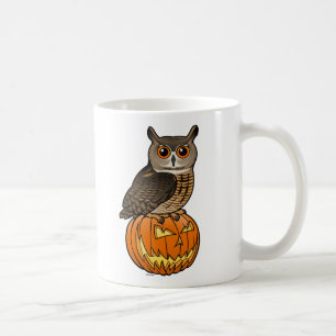 Halloween Eurasian Eagle Owl Coffee Mug