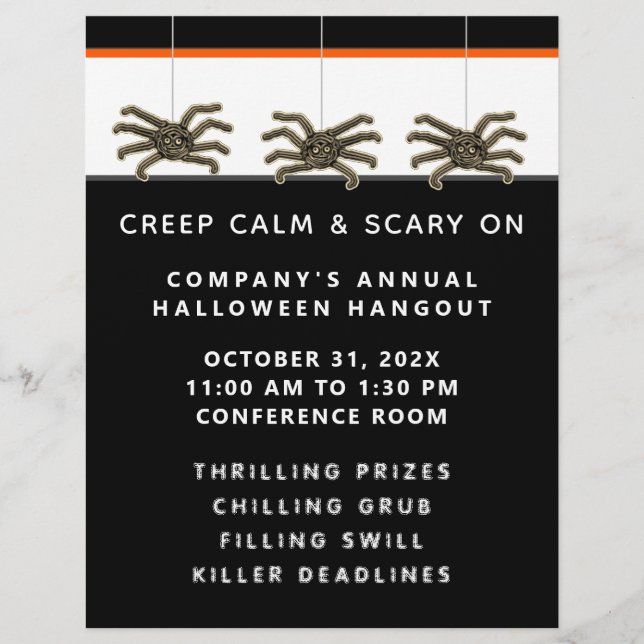 Halloween Event Flyer (Front)