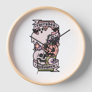 Halloween Everyday Clock