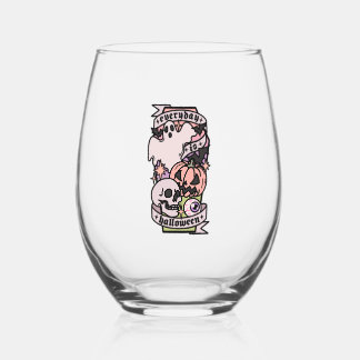 Halloween Everyday Stemless Wine Glass
