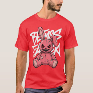Halloween Evil Bunny Plush Scary Doll Horror Cute  T-Shirt