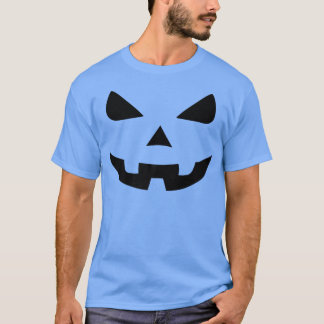 Halloween Evil Pumpkin Face Women & Men  T-Shirt
