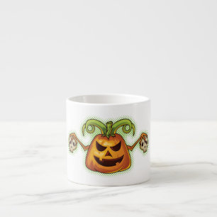 Halloween Evil Scary Pumpkin #2 Espresso Cup