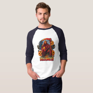 Halloween Evil skeleton, Pumpkin T-Shirt
