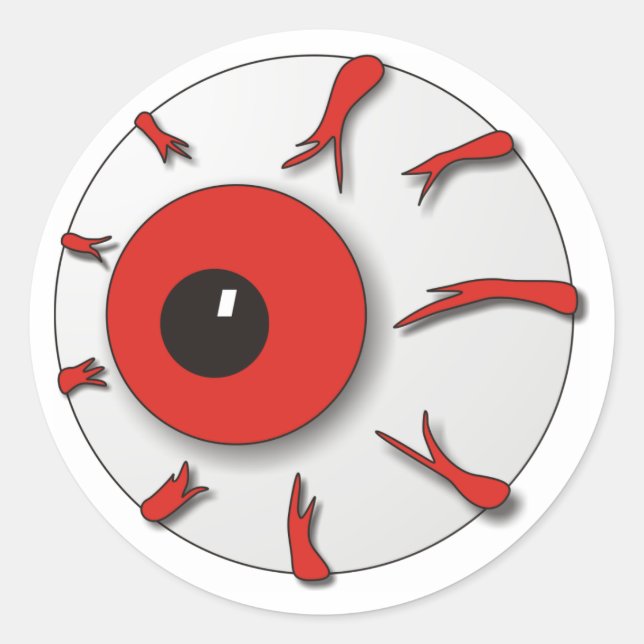 Halloween EyeBall Sticker (Front)