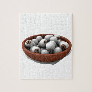 halloween eyeballs jigsaw puzzle