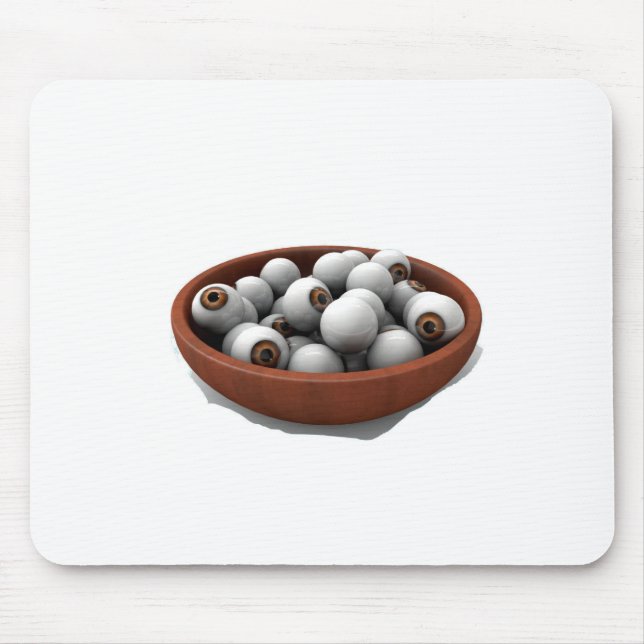 halloween eyeballs mouse mat (Front)
