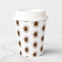 Halloween Eyeballs Paper Cups Size: 8oz