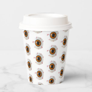 Halloween Eyeballs Paper Cups Size: 8oz 