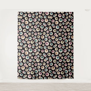 Halloween Eyeballs Photo Backdrop Tapestry