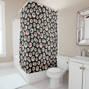 Halloween Eyeballs Shower Curtain