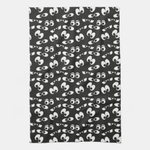 Halloween Eyeballs Tea Towel