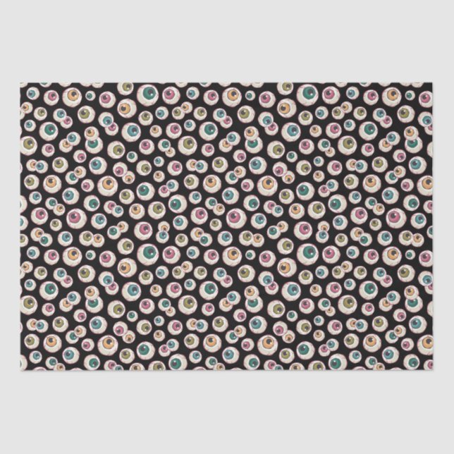 Halloween Eyeballs Tissue Paper (Front)