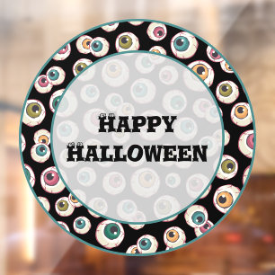 Halloween Eyeballs Window Cling
