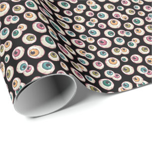 Halloween Eyeballs Wrapping Paper