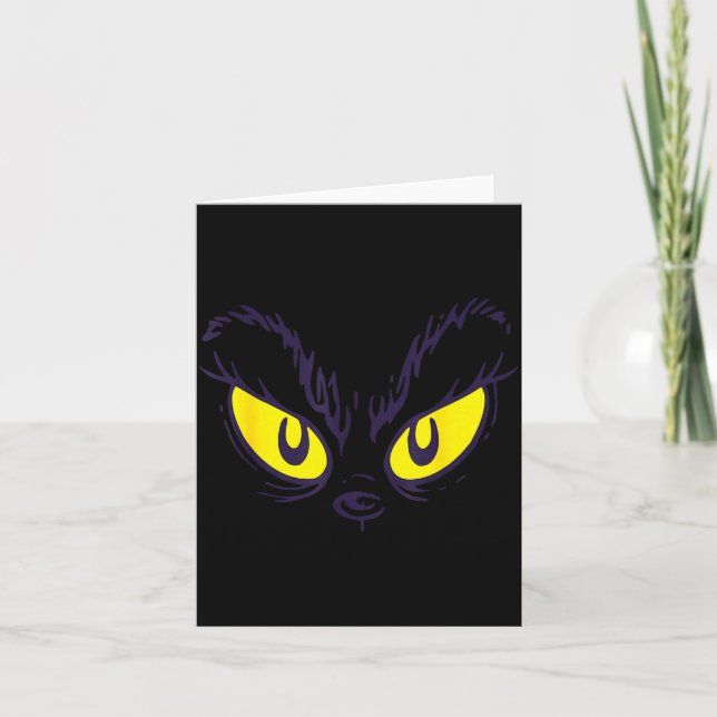 Halloween Eyes  Card (Front)
