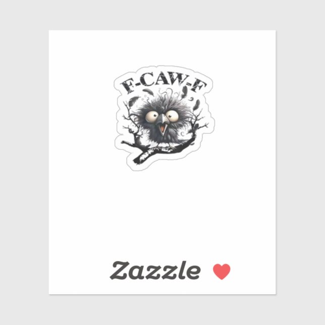 Halloween F-Caw-F Bird Cool Unique (Sheet)