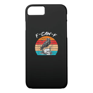 Halloween F-Caw-F Bird F-Caw-F Crow Women Men Vint iPhone 8/7 Case