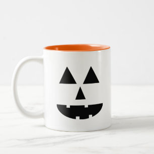 Halloween Face Two-Tone Coffee Mug
