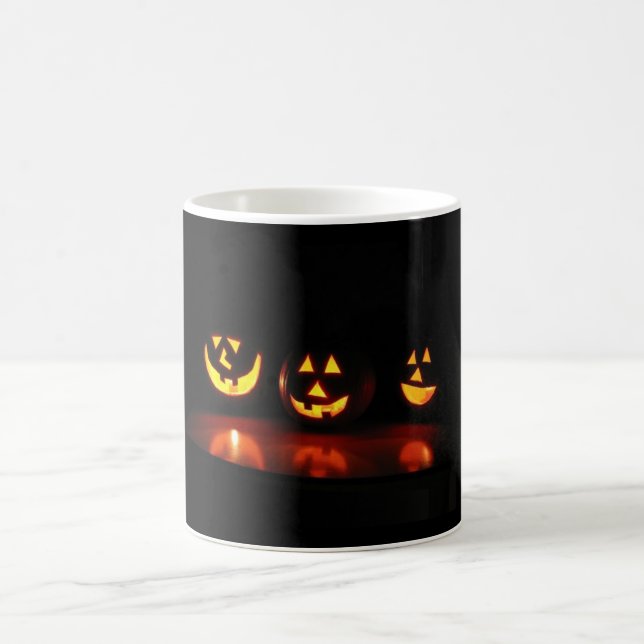 halloween faces coffee mug (Center)