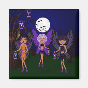 Halloween Faeries The Hallow Sisters Magnet