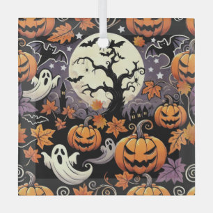 Halloween/Fall/Autumn Glass Tree Decoration