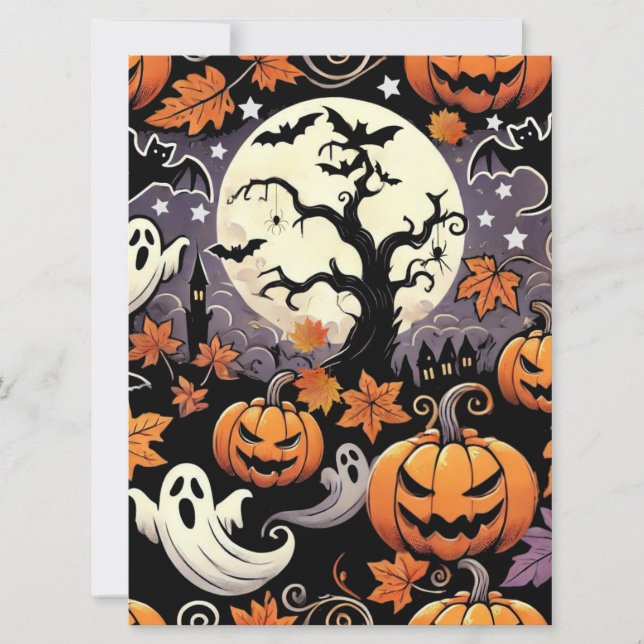 Halloween/Fall/Autumn Holiday Card (Front)