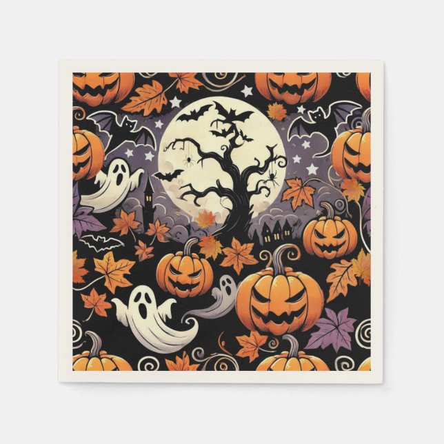 Halloween/Fall/Autumn Napkin (Front)