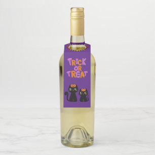 Halloween/Fall/Autumn/pumpkin/cat Bottle Tag