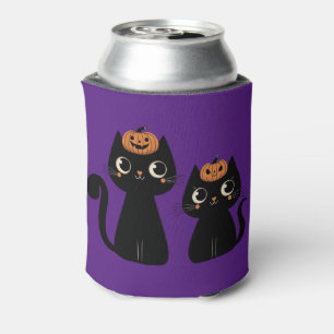 Halloween/Fall/Autumn/pumpkin/cat Can Cooler