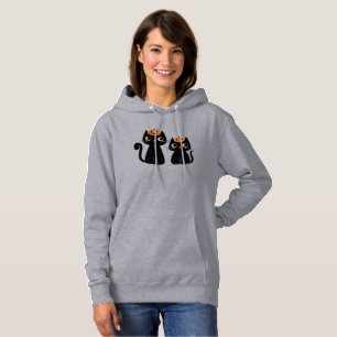 Halloween/Fall/Autumn/pumpkin/cat Hoodie