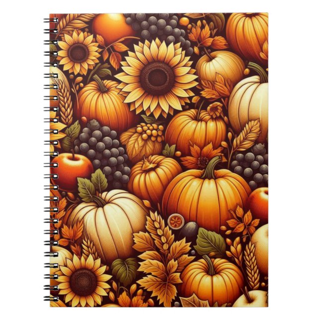 Halloween/Fall/Autumn/pumpkin Notebook (Front)