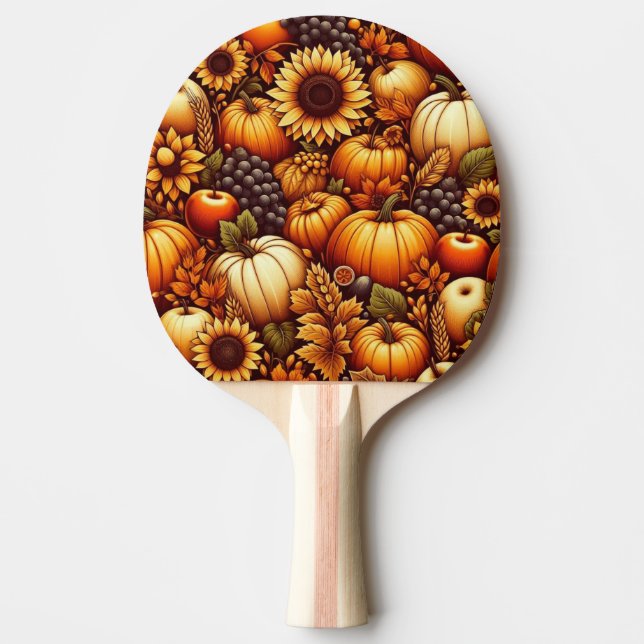 Halloween/Fall/Autumn/pumpkin Ping Pong Paddle (Front)