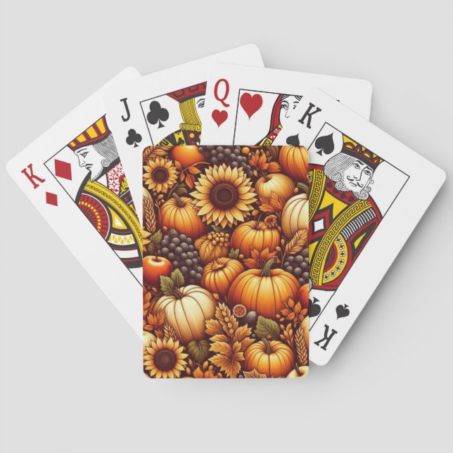Halloween/Fall/Autumn/pumpkin Playing Cards (Back)