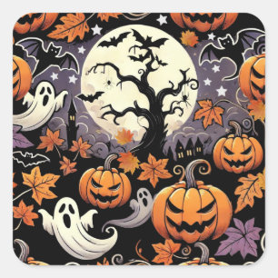 Halloween/Fall/Autumn Square Sticker