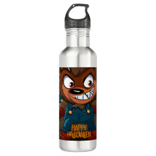 Halloween/fall/autumn/wereolf/cartoon 710 Ml Water Bottle
